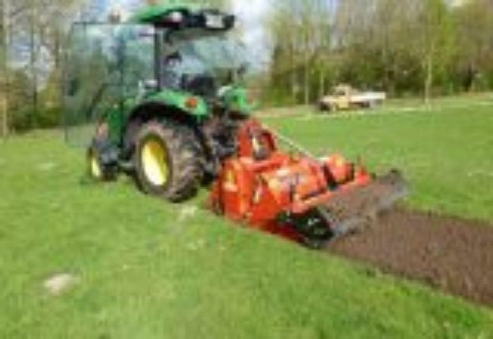 Umkehrfräse mieten Neueinsaat Garten Rasen fräsen in Nordrhein