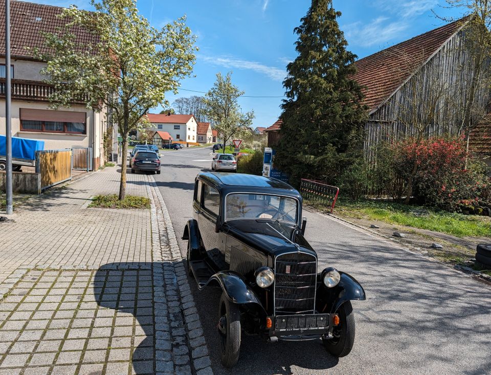 Opel P4 Oldtimer in Pfarrweisach