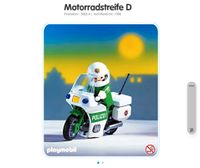 Playmobil "Motorradstreife D" (3983) Sachsen-Anhalt - Wieglitz Vorschau