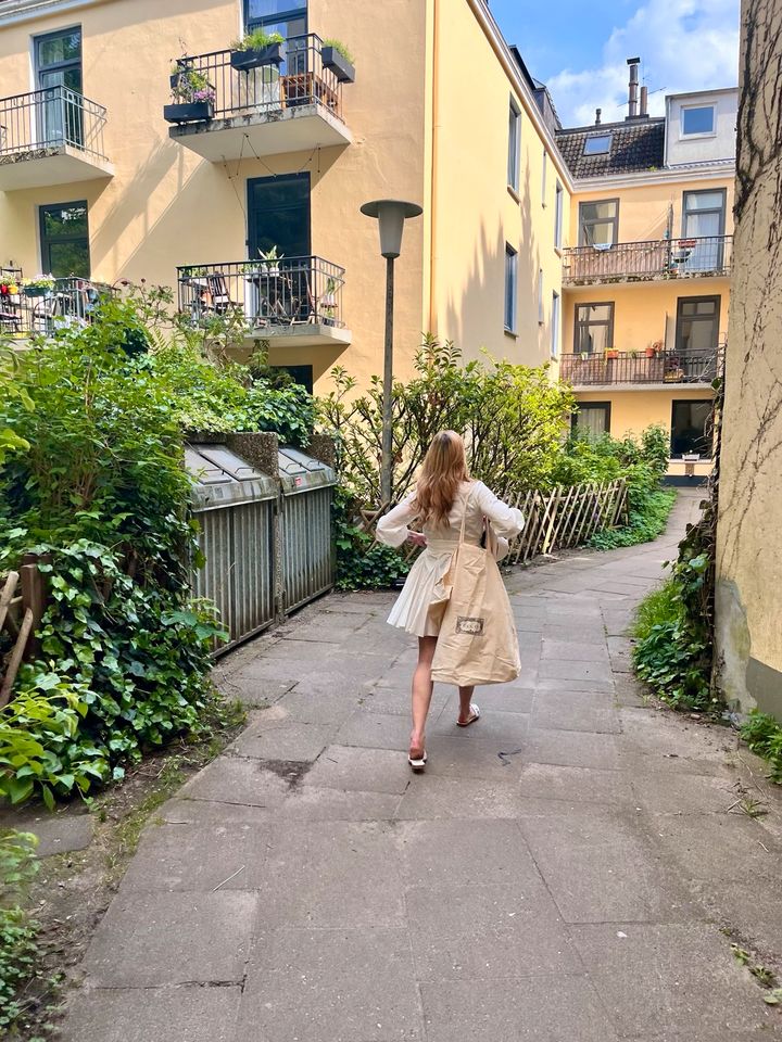Blusenkleid | Hemdkleid weiß ♡ mit schöner Schleife in Hamburg
