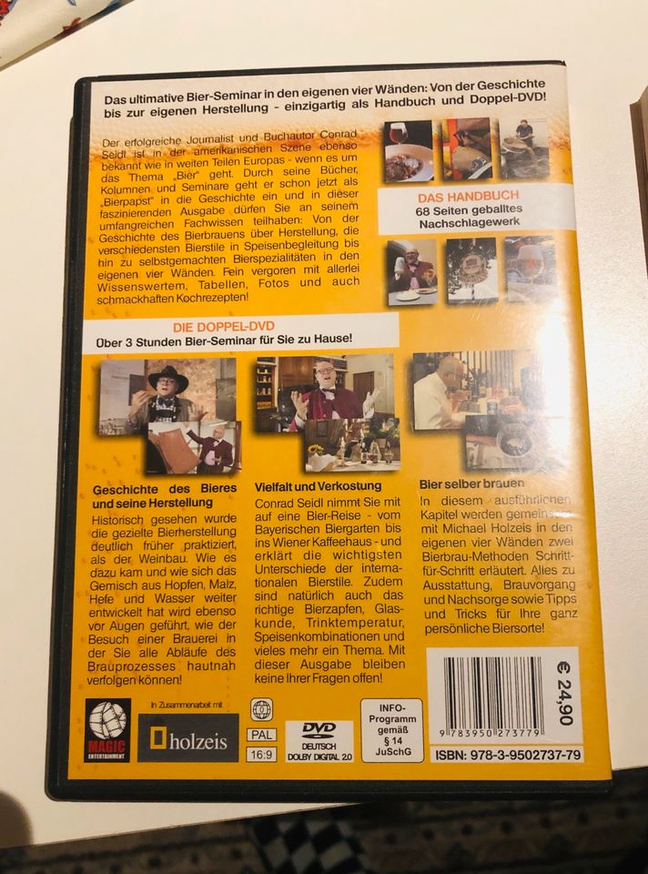 Das Bier Seminar Doppel DVD + Conrad Seidl Nachschlagewerk in Köln