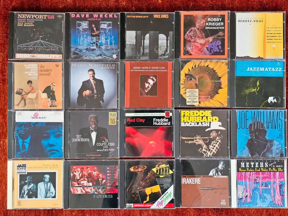 20 CDs Jazz, u.a. Friedemann, George Shearing, Nancy Wilson in Hamburg