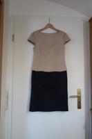 Kleid kurz Oberteil beige und Rock dunkelblau Fabiani Größe 38 Bayern - Puchheim Vorschau