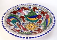 Obstteller Fischteller Tunesien Teller Keramikteller Fische bunt Thüringen - Kammerforst Vorschau