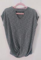 Damen Shirt graumeliert mit Bund Gr. 36/38 (S) von bonprix Sachsen - Bautzen Vorschau