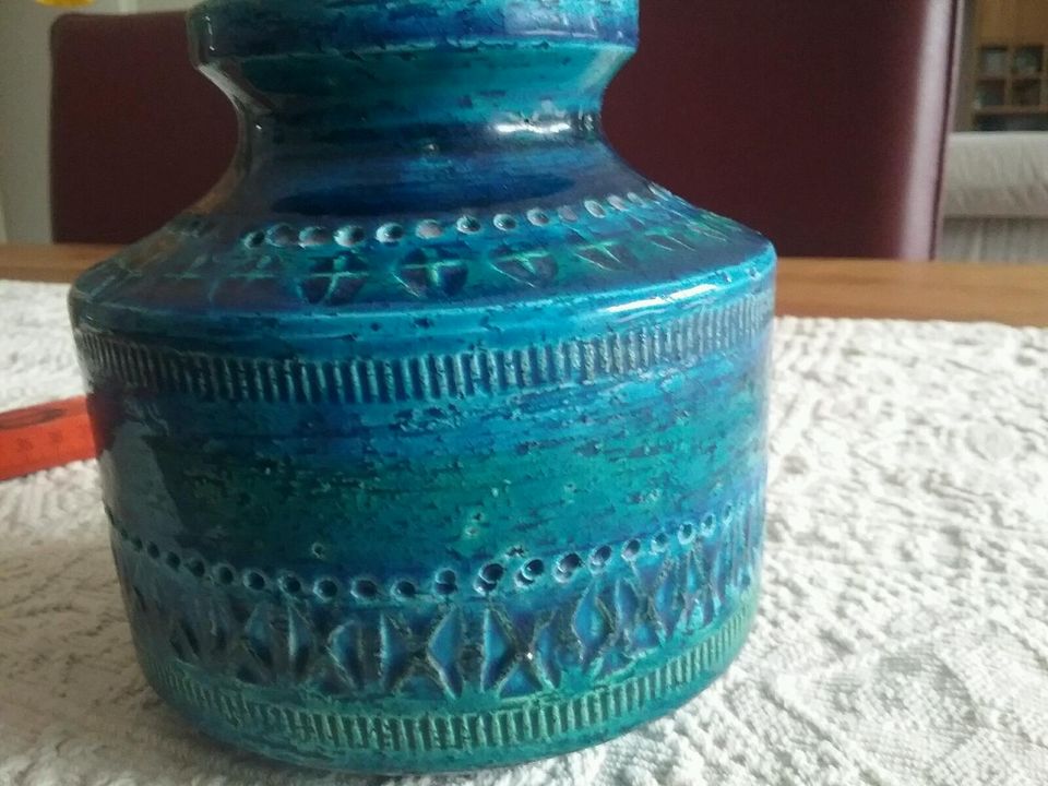 Vase Keramik Rimini blue? Vintage in Groß-Gerau