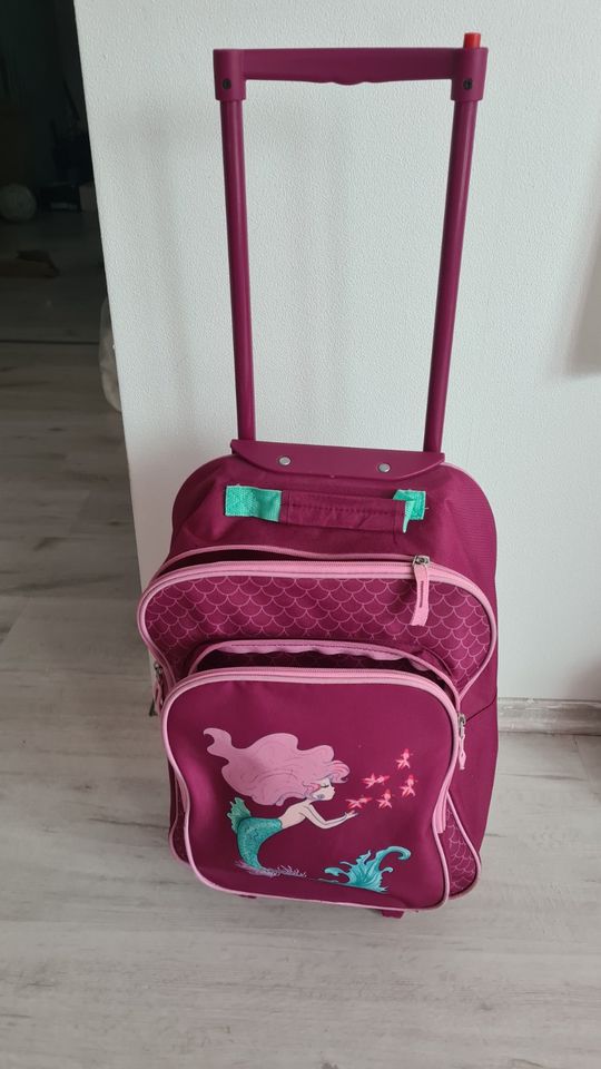 Koffer Meerjungfrau rosa/lila in Möckmühl
