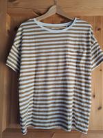 Marc O'Polo T-Shirt,  braun weiß ,Oversize, Bio Cotton, Gr. S/M München - Laim Vorschau