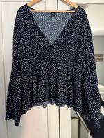 Shein Curve Bluse, Größe 4XL, dunkelblau - gepunktet Niedersachsen - Einbeck Vorschau