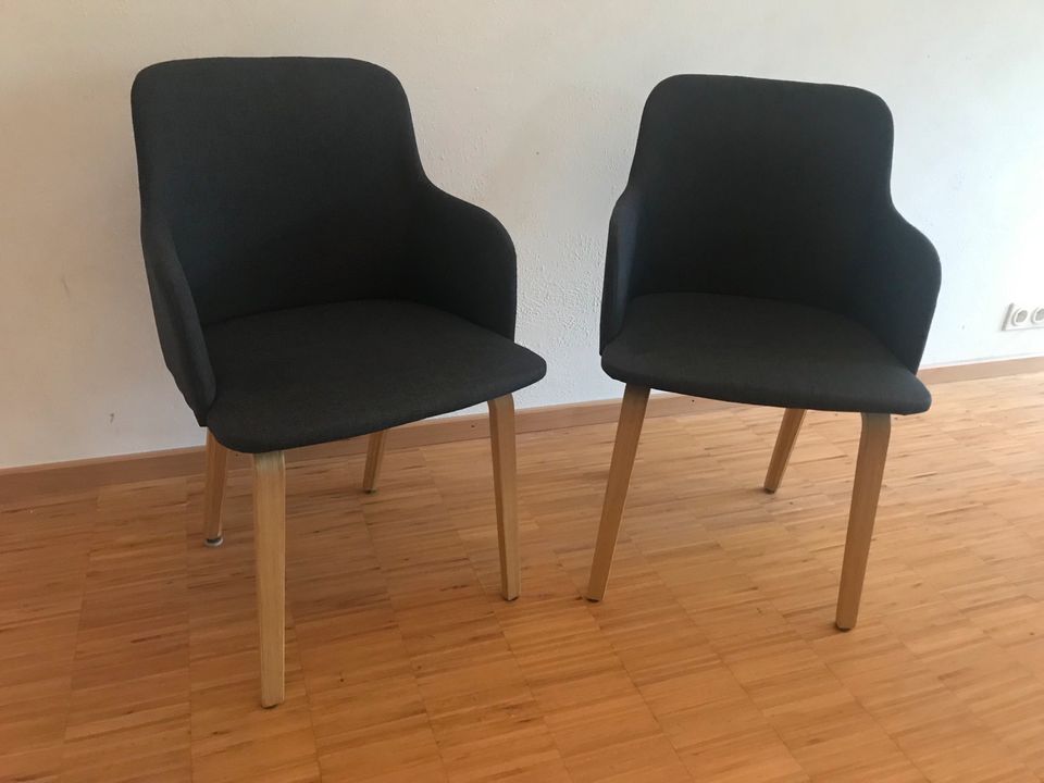 2 Stühle ( von Raumpunkt), anthrazit in Freiburg im Breisgau