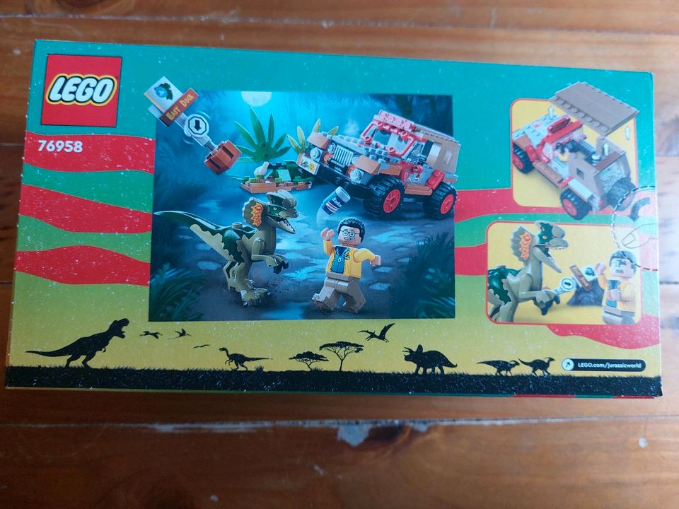 Lego 76958 - Jurassic Park, Dilophosaurus Ambush, neu in Worms