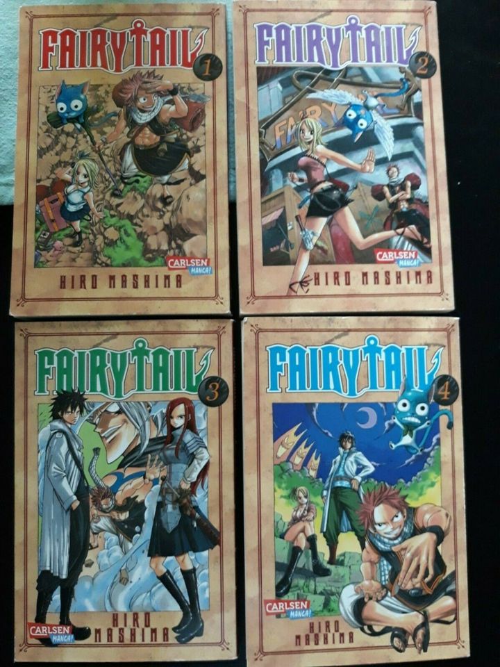 Fairy Tail ,Teil 1 bis 4, Manga in Möser