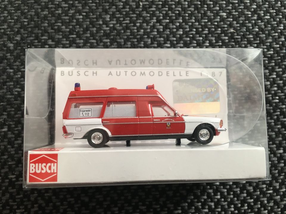 BUSCH Mercedes W123 verschiedenen Modellen mit OVP 1:87 in Ispringen