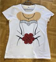 T-Shirt mit Druck Brautkleid Hochzeit Niedersachsen - Rastede Vorschau