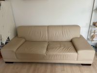 Sofa Couch Beige Leder Nordrhein-Westfalen - Kerpen Vorschau