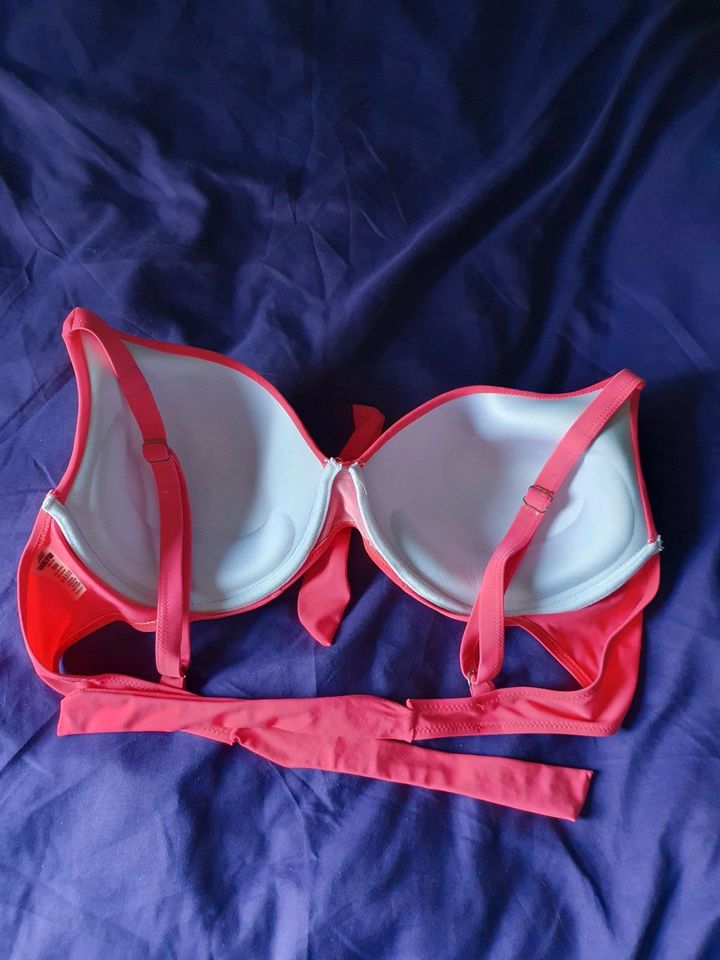 Push up Bikini Top Pink von Sogno D'oro E/F Körbchen in Stadtkyll