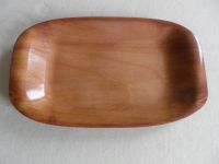 hauchdünne Holzschale L 31 cm, B 18,5 cm, H 3 cm, 1 mm dick Nordrhein-Westfalen - Netphen Vorschau