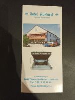 Flyer Hotel Kurfürst - PLZ 8042 Oberschleißheim - von 1987 Webepr Essen - Essen-Ruhrhalbinsel Vorschau