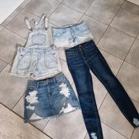 Hollister Jeans Shorts Rock Latzhose Gr.XS Nordrhein-Westfalen - Issum Vorschau