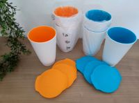 Tupperware 6 Allegra Becher Cup Trinkbecher mit Deckel 450 ml Neu Nordrhein-Westfalen - Werl Vorschau