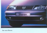 VW Sharan - Der neue Sharan Poster/Prospekt 1995 Thüringen - Ziegelheim Vorschau