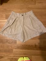 Leinen Shorts beige Sommer luftig kurz Shorts Bayern - Augsburg Vorschau