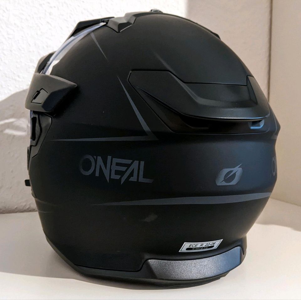O'Neal Helm D-SRS Solid V.24 matt-schwarz Gr M Motorradhelm Oneal in Eiterfeld