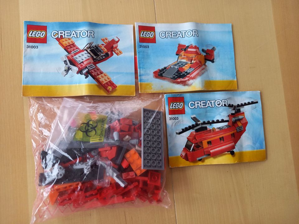Lego/ Lego 31003 / Lego Creator 3in1 roter Helikopter in Leipzig