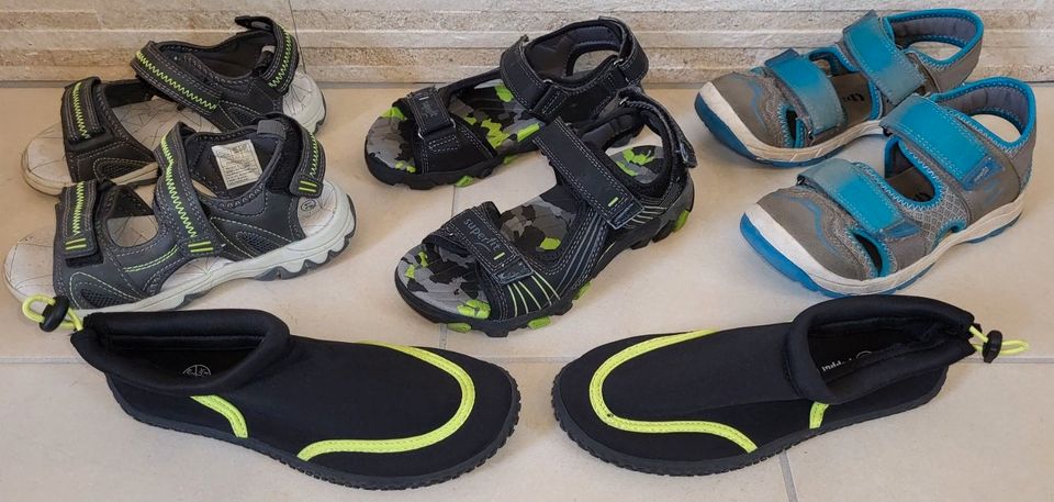 7x Jungen Schuhe Superfit Sandalen Gr. 31 Sneaker Gummistiefel in Alzenau