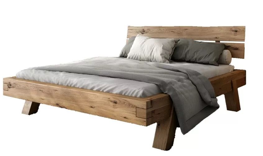 Futonbett Heinrich - Rustic Eiche - Vollmassiv - ab 999€ in Witten