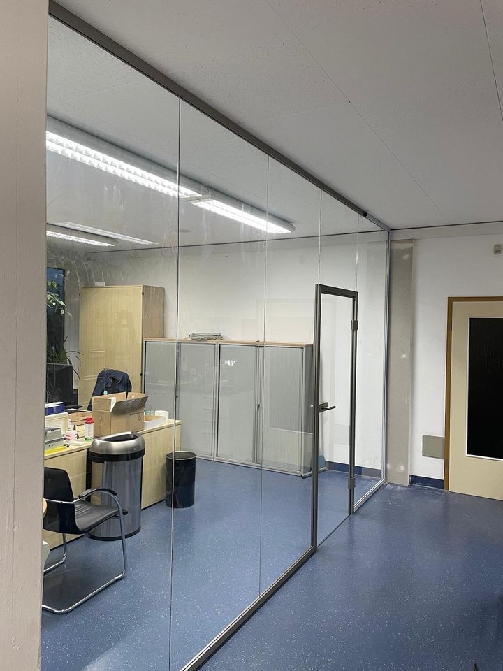 Glastrennwand * Glaswand * Raumtrennung Glas * Büro und Wohnraum in Erkelenz