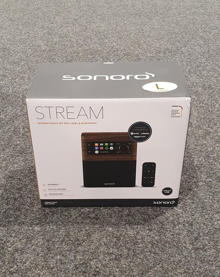 sonoro STREAM ahorn silber DAB+ Internetradio Spritzwassergeschüt in Papenburg