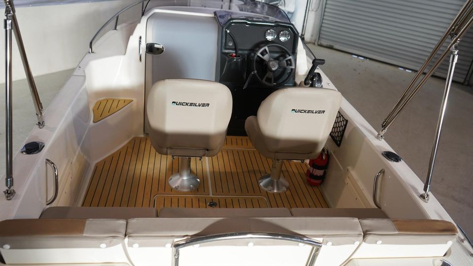 Quicksilver Activ 505 Cabin + Mercury F 15 ELPT #Lagerboot in Kiel