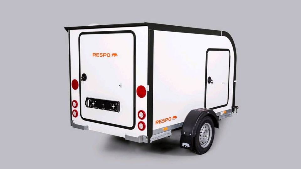 Respo Teardrop Mini Caravan Minicamper Wohnwagen 800 Kg in Fuchstal