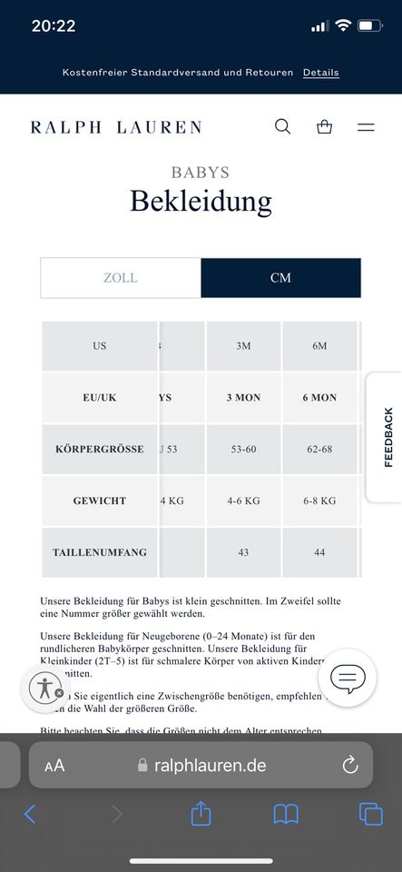 Ralph Lauren Kleidchen für Mädchen in Groß-Gerau