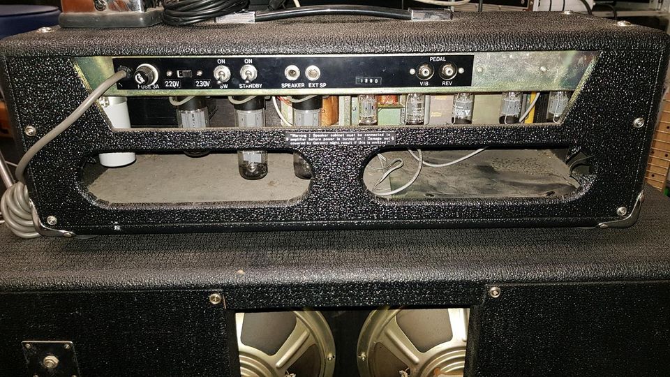 LUXOR GUYATONE Pilot Twin 50 Tube Amp Fender + 2x 12" Cabinet in Oberdischingen