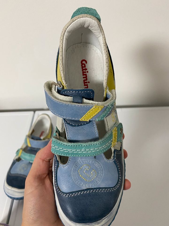 Catimini Jungen Sandalen Gr.33 neu echtes Leder NP 89€ in Dasing