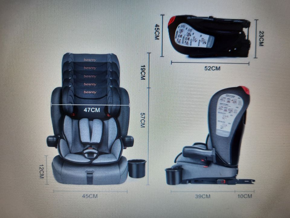 Besrey Kindersitz Kinderautositz mit Isofix in Bargteheide