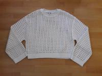 C&A Clockhouse Strickpullover Pulli Lochstrick weiß S/36 Berlin - Pankow Vorschau