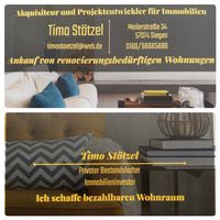 **Suche** Renovierungsbedürftige Wohnungen in Siegen und Umgebung Nordrhein-Westfalen - Siegen Vorschau