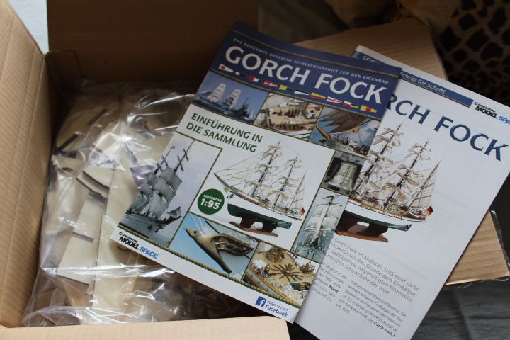 Gorch Fock DeAgostini Modelspace 1/95, Abo-Bausatz, 950mm, kompl. in Königsbach-Stein 