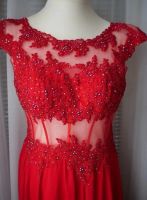 Abiball, Ballkleid "Daisy Red", Abendkleid, Abschlusskleid, rot Hamburg - Bergedorf Vorschau