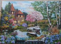 Schmidt Puzzle 1000 Teile Haus am See Nordrhein-Westfalen - Rahden Vorschau