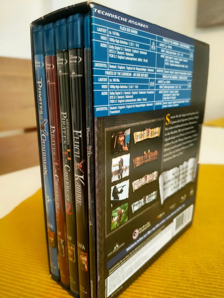 Fluch der Karibik Teil 1-4 Quadrilogy Blu-raybox in Berlin