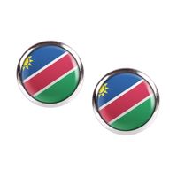 Mylery Ohrstecker Paar mit Motiv Namibia Windhoek Flagge silber v Hessen - Trendelburg Vorschau