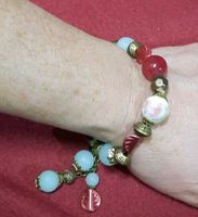 Perlen  Armband  Modeschmuck mit Gummiband Saarland - Mettlach Vorschau