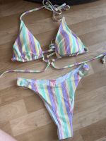 Hunkemöller Bikini bunt gestreift Hose/Unterteil XS Oberteil L Bayern - Regensburg Vorschau