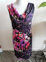 Alba Moda buntes Sommerkleid Wasserfall M 38 Etuikleid Business München - Allach-Untermenzing Vorschau