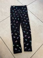 ✨H&M Leggings Hose Gr.140 schwarz Einhorn bunt ✨ Niedersachsen - Calberlah Vorschau