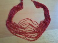 Rote, mehrreihige, Halskette aus kleinen Perlen , Eyecatcher Nordrhein-Westfalen - Herzogenrath Vorschau